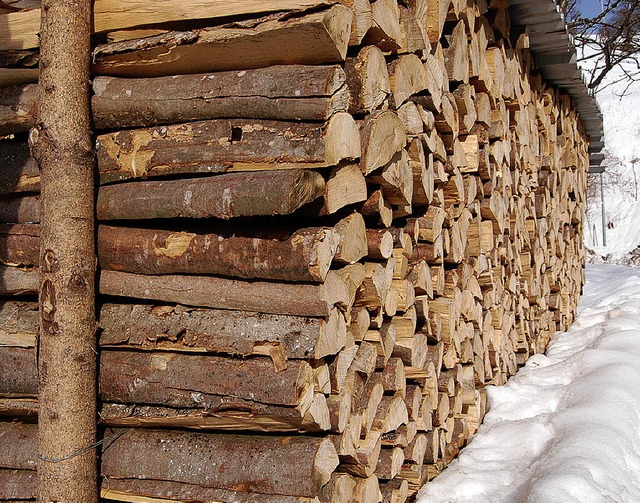 Brennholz ist derzeit gefragt.  | Foto: berger