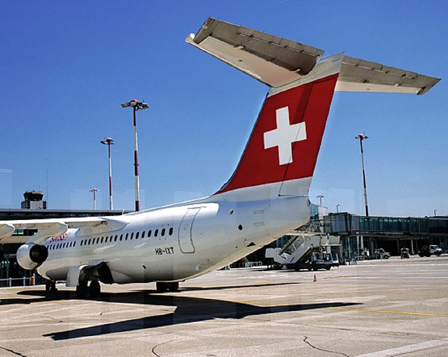 Swiss am Euro-Airport   | Foto: Reich