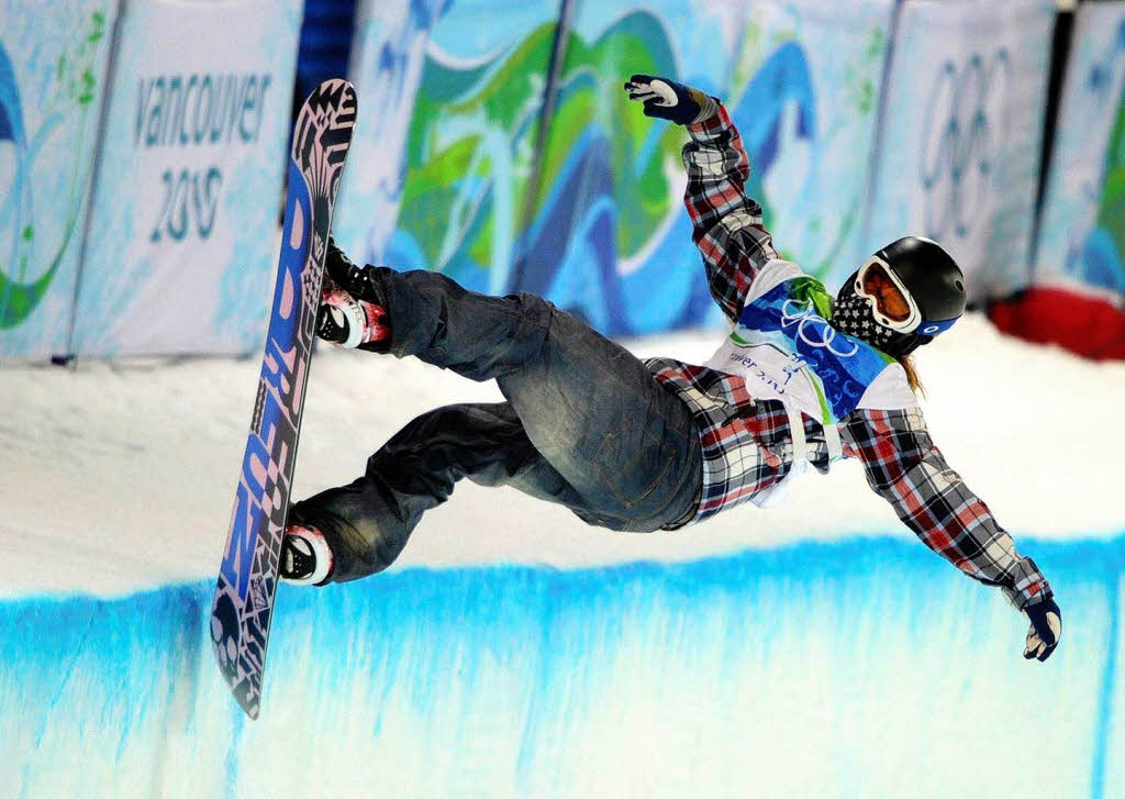 Shaun White – er dominiert den Wettbewerb der Snowboarder.