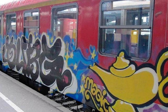 Offenburger Polizei sucht Graffiti-Sprher