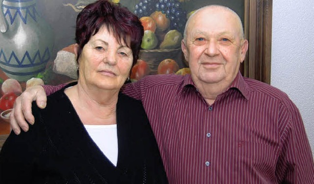 Roswitha und Karl Binder aus Breisach  sind bereits seit 50 Jahren verheiratet.   | Foto: hans-jochen voigt