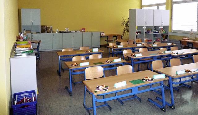 Klassenzimmer und Flure in der Grund- ...erdingen leuchten in frischen Farben.   | Foto: Egon Schtzle