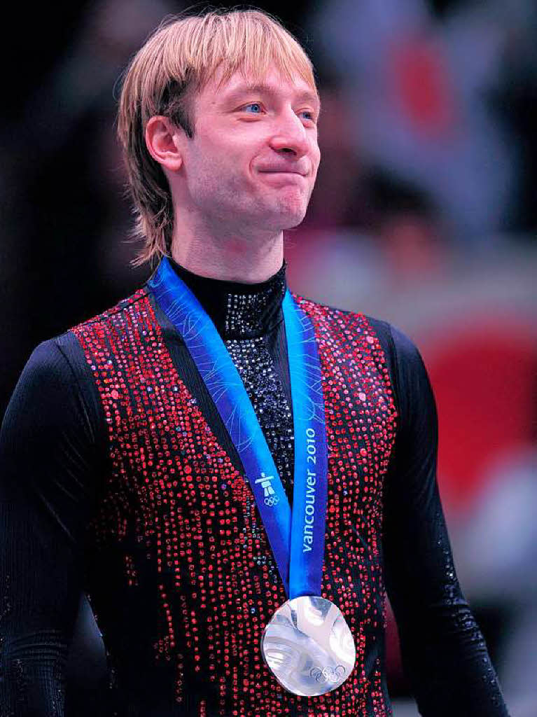 Die Enttuschung des Tages: Eiskunstlauf-Magier Jewgeni Pluschenko holt bei seinem Comeback Silber. Nur Silber.