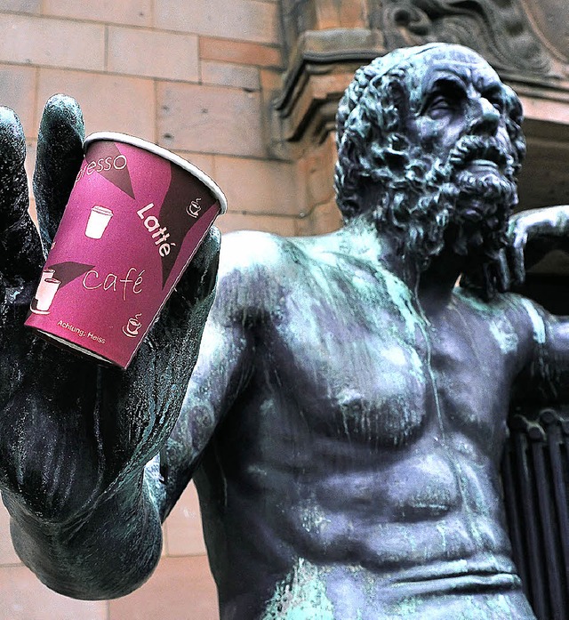 Auch universitre Philosophen gnnen sich mal einen Kaffee.  | Foto: Thomas Kunz