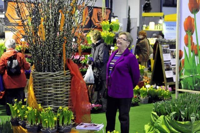 Frhling in den Messehallen