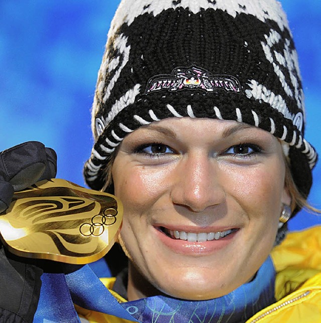 Maria Riesch, Olympiasiegerin in Vancouver, kommt am 20./21. Mrz nach Todtnau.   | Foto: ddp