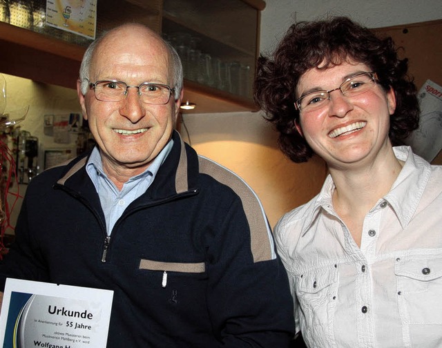 Daniela Zehnle (rechts),   die seit  e...en dem Verein als Mitglied angehrt.    | Foto: Sandra Decoux-Kone