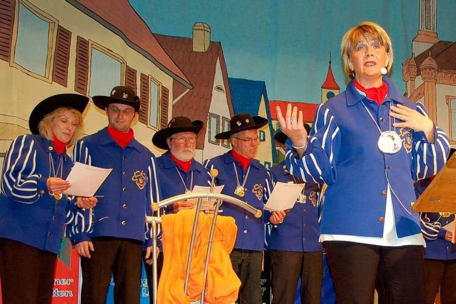 Schlawiner aus Auggen im Exil in Steinenstadt: Ruthild Muser und Rainer Lenz (Foto: sigrid umiger) Schlawiner aus Auggen im Exil in Steinenstadt: Ruthild Muser und Rainer Lenz (Foto: sigrid umiger)