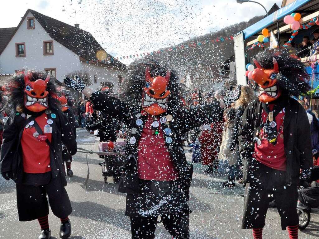 Impressionen vom Hauinger Buurefasnachtsumzug