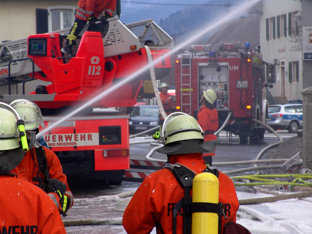 Die Wehren aus Ehrenkirchen, Bollschweil und Bad Krozingen waren im Einsatz. Die Brandursache ist noch unklar.