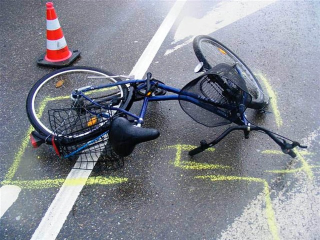 Das  Rad der verunglckten Frau.  | Foto: Polizei