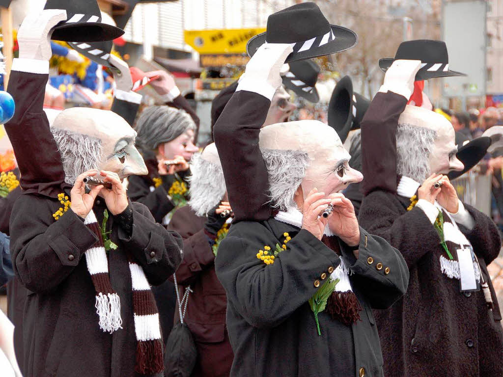 Impressionen vom Fasnachtsumzug – die Basler sagen Cortge – am Montagnachmittag.