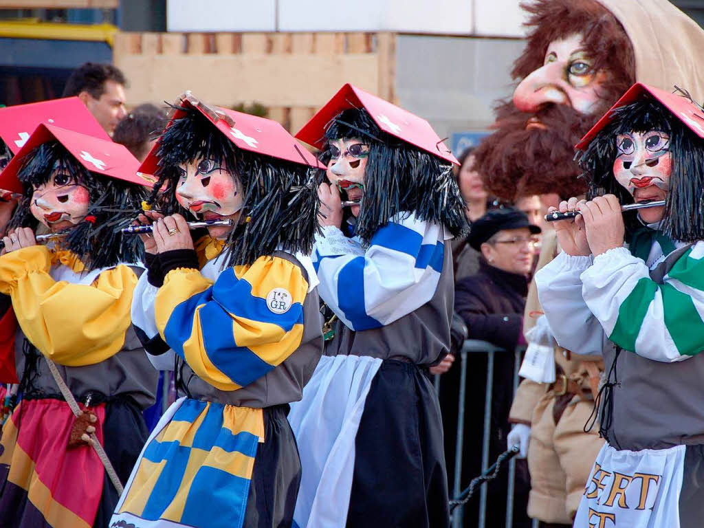 Impressionen vom Fasnachtsumzug – die Basler sagen Cortge – am Montagnachmittag.