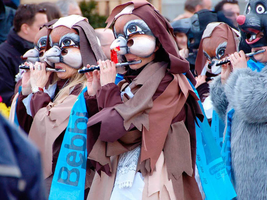 Impressionen vom Fasnachtsumzug – die Basler sagen Cortge – am Montagnachmittag.