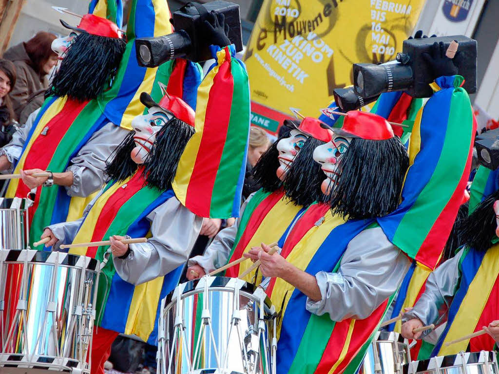 Impressionen vom Fasnachtsumzug – die Basler sagen Cortge – am Montagnachmittag.