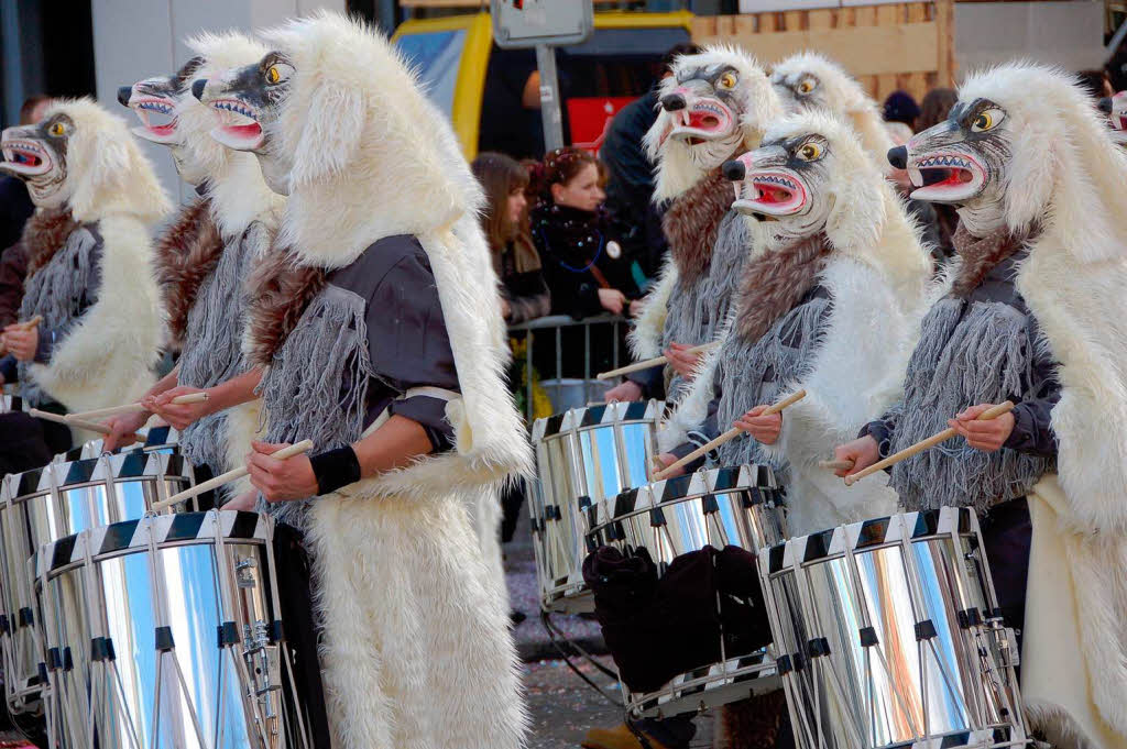 Impressionen vom Fasnachtsumzug – die Basler sagen Cortge – am Montagnachmittag.