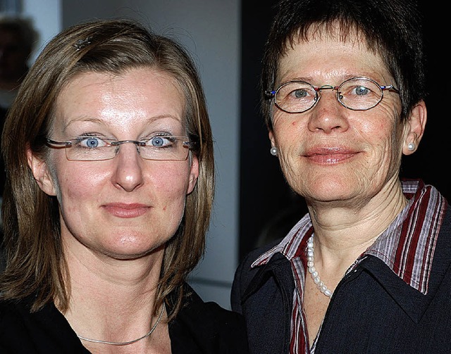 Wibke Haas (l.) und  Ingrid Ochs  | Foto: Siefke