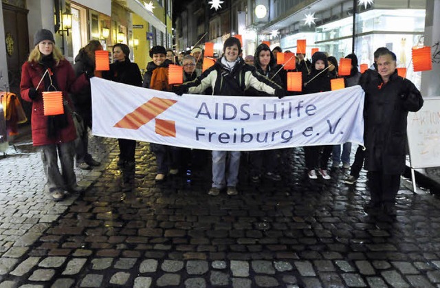 Aufklren, beraten, solidarisch sein: ...hren gibt es die Aids-Hilfe Freiburg.   | Foto: Thomas Kunz