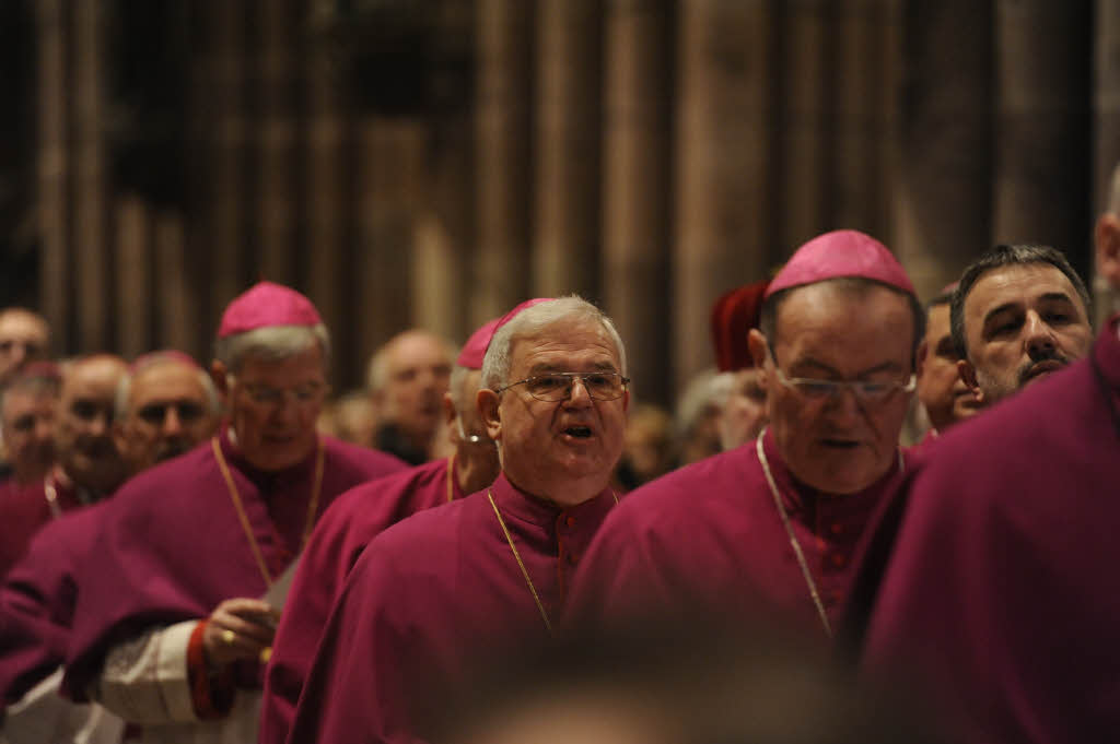 Das Pontifikalamt im Freiburger Mnster.