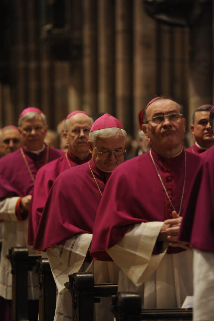 Das Pontifikalamt im Freiburger Mnster.