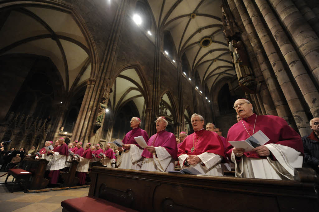 Das Pontifikalamt im Freiburger Mnster.