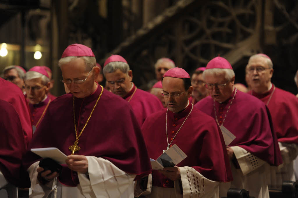 Das Pontifikalamt im Freiburger Mnster.