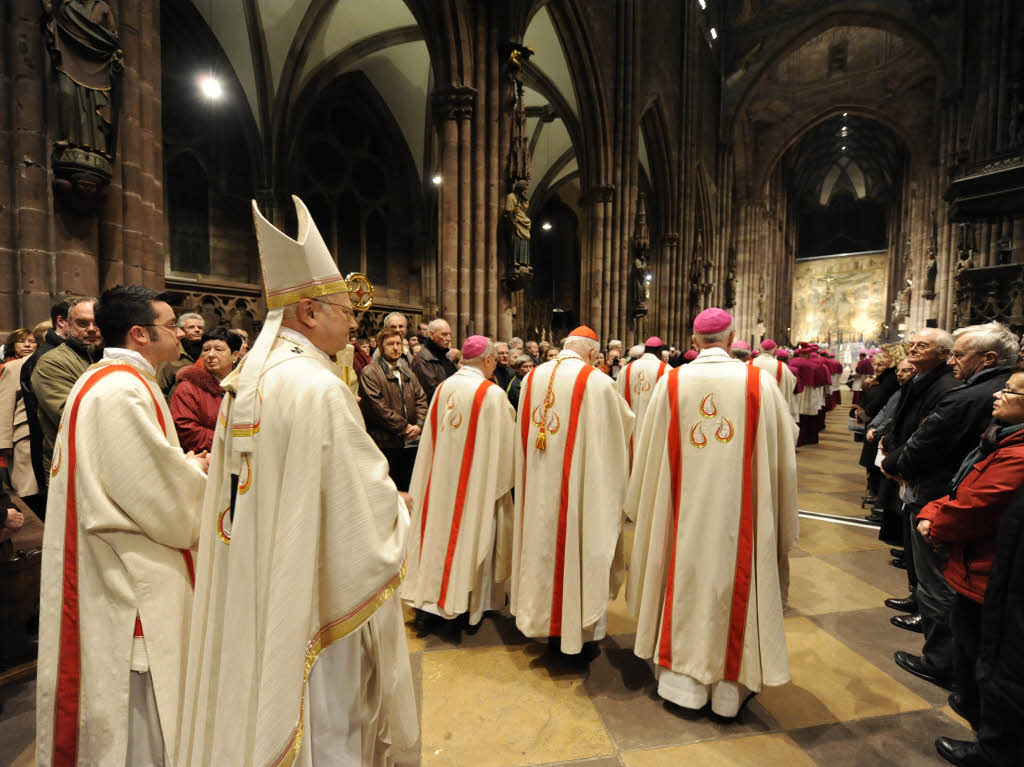 Das Pontifikalamt im Freiburger Mnster.