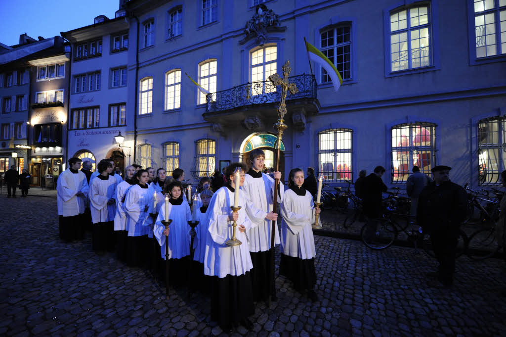 Das Pontifikalamt im Freiburger Mnster.