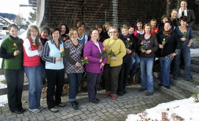 18 Frauen aus dem Hochschwarzwald und ...ein zehnteiliges Seminar in Breitnau.   | Foto: Dieter Maurer