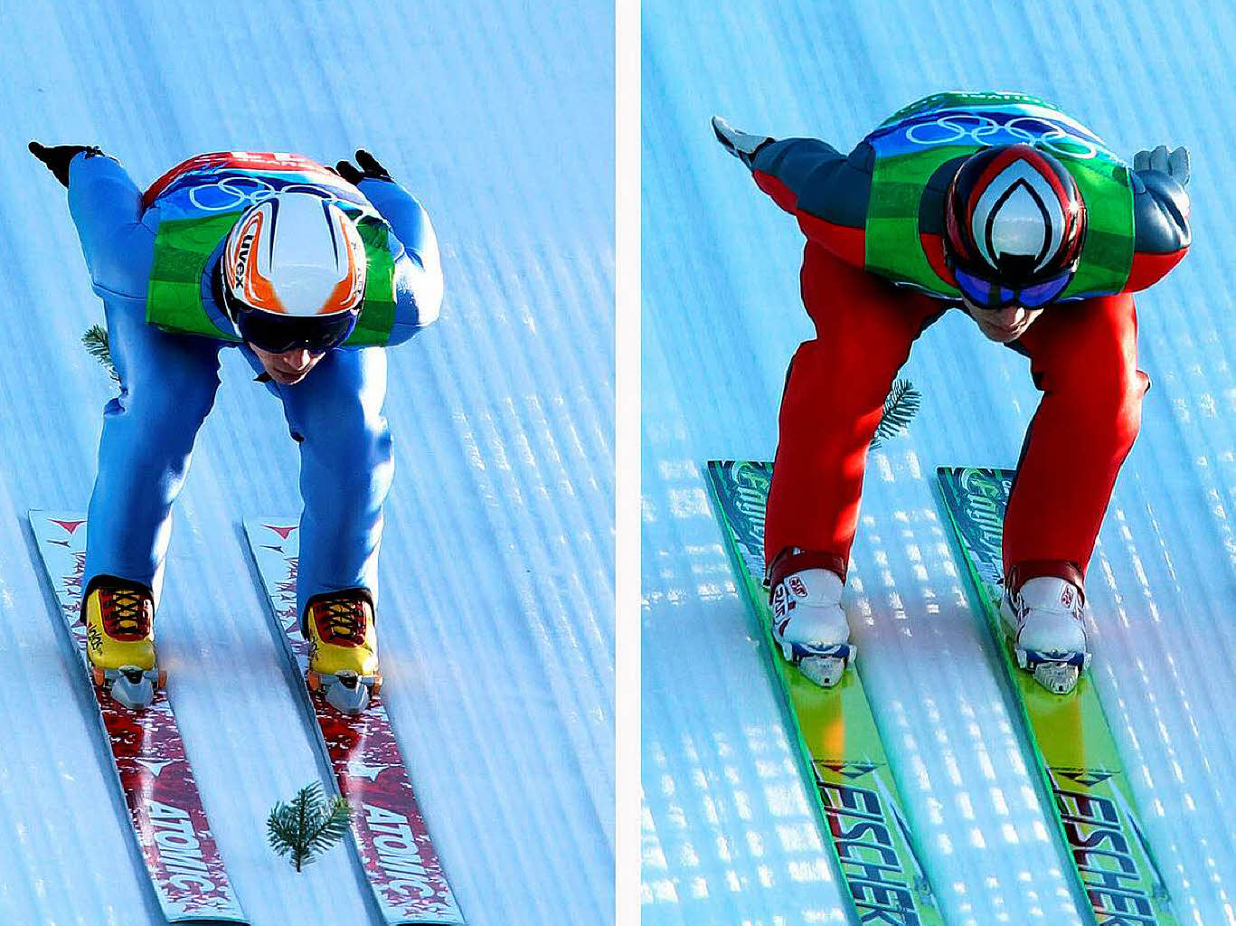 Fotos TeamSilber für deutsche Skispringer Olympische Spiele