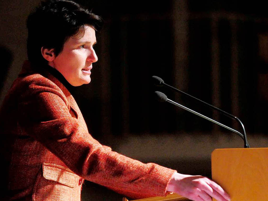 Ministerin fr Umwelt, Naturschutz und Verkehr Tanja Gnner