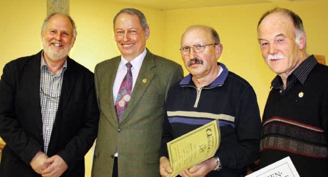 Georg Riegger, Prsident des Landesfis...rff (von links) fr ihre Verdienste.   | Foto: barbara Schmidt