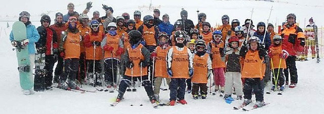 Der Spa berwog beim Kompaktkurs und ...er TSG-Schneesportschule am Feldberg.   | Foto: Privat