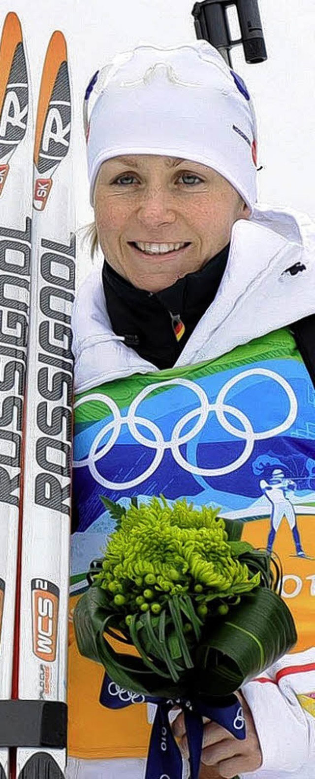 Glcklich ber die  Bronzemedaille: Martina Beck   | Foto: dpa