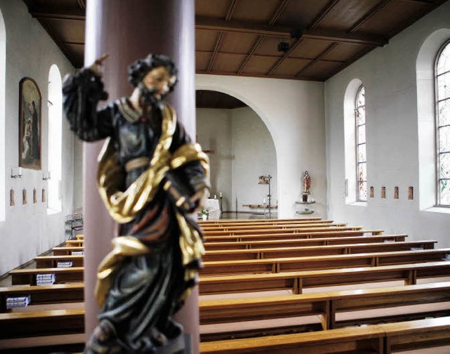 Die St.-Johannes-Kirche soll innen ren...ussantrag bei der Gemeinde  gestellt.   | Foto: christoph Breithaupt