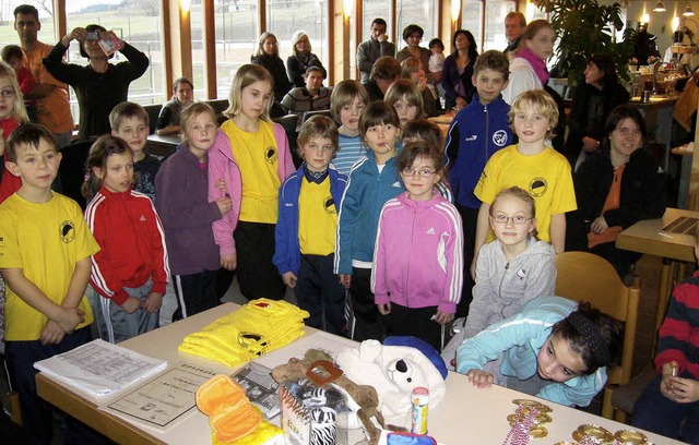 Die Teilnehmer des Miniturniers beim TC Waldkirch.   | Foto: Verein