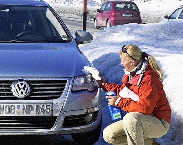 scheinwerfer reinigen  | Foto: VW/hp