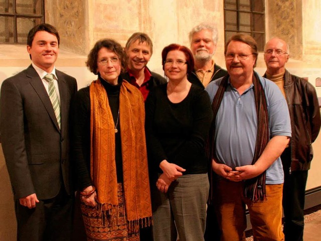 Der Vorstand des Frdervereins: (von l...ftfhrer) und Gerd Krauss (Beisitzer).  | Foto: Erika Sieberts