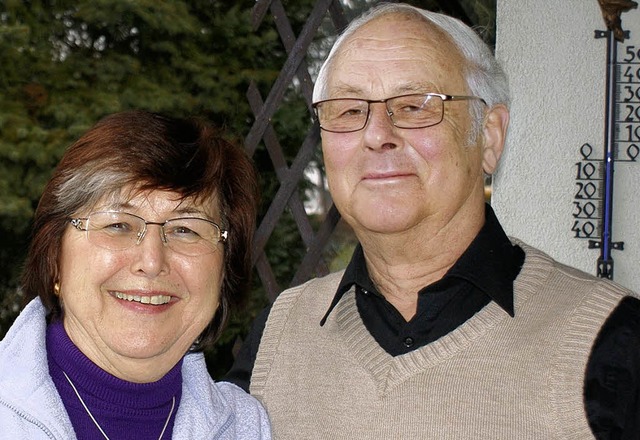 Ursel und Fritz Dettmar sind 50 Jahre verheiratet.   | Foto: ulrike le bras
