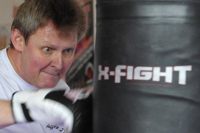 Fotos: Ulrich von Kirchbach beim Boxtraining