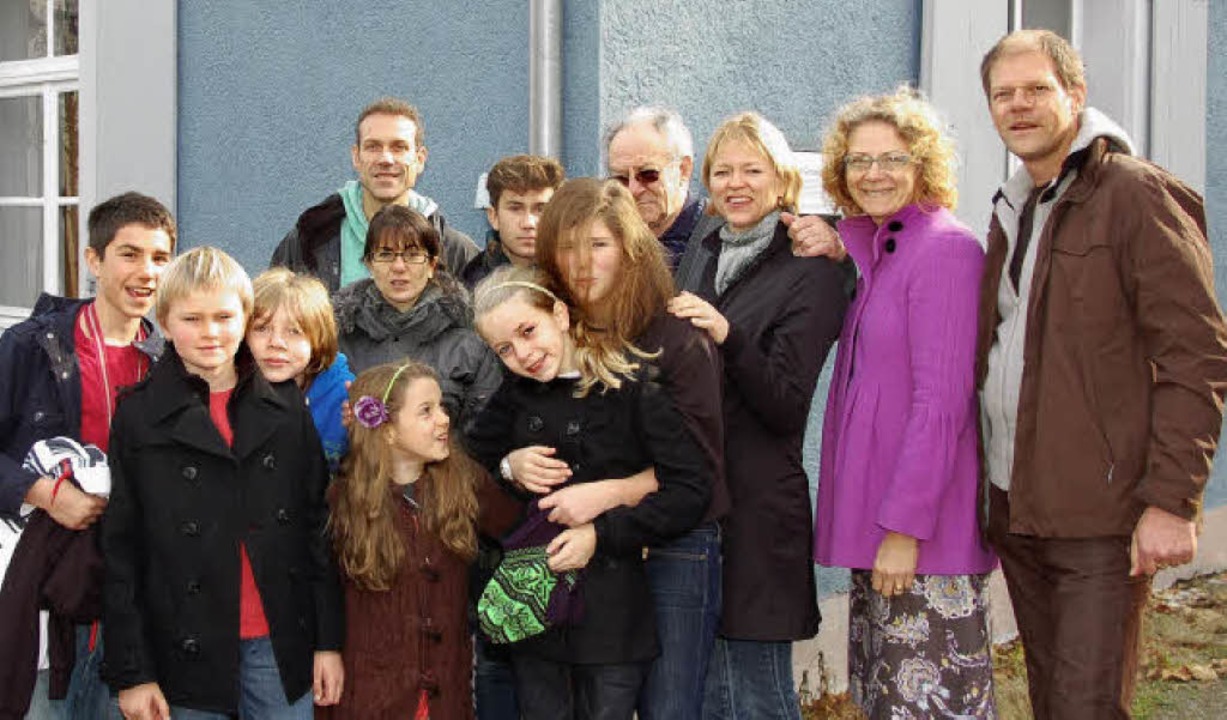Heinz Levi besuchte mit einem Großteil... Wurzeln der jüdischen Familie liegen.  | Foto: victoria kampfmann