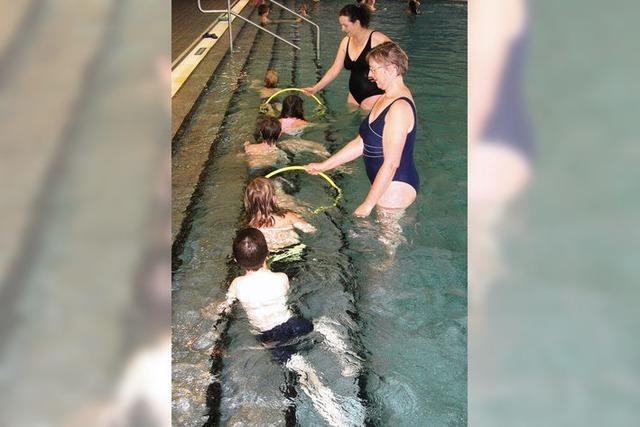 Blubberkonzert im Becken