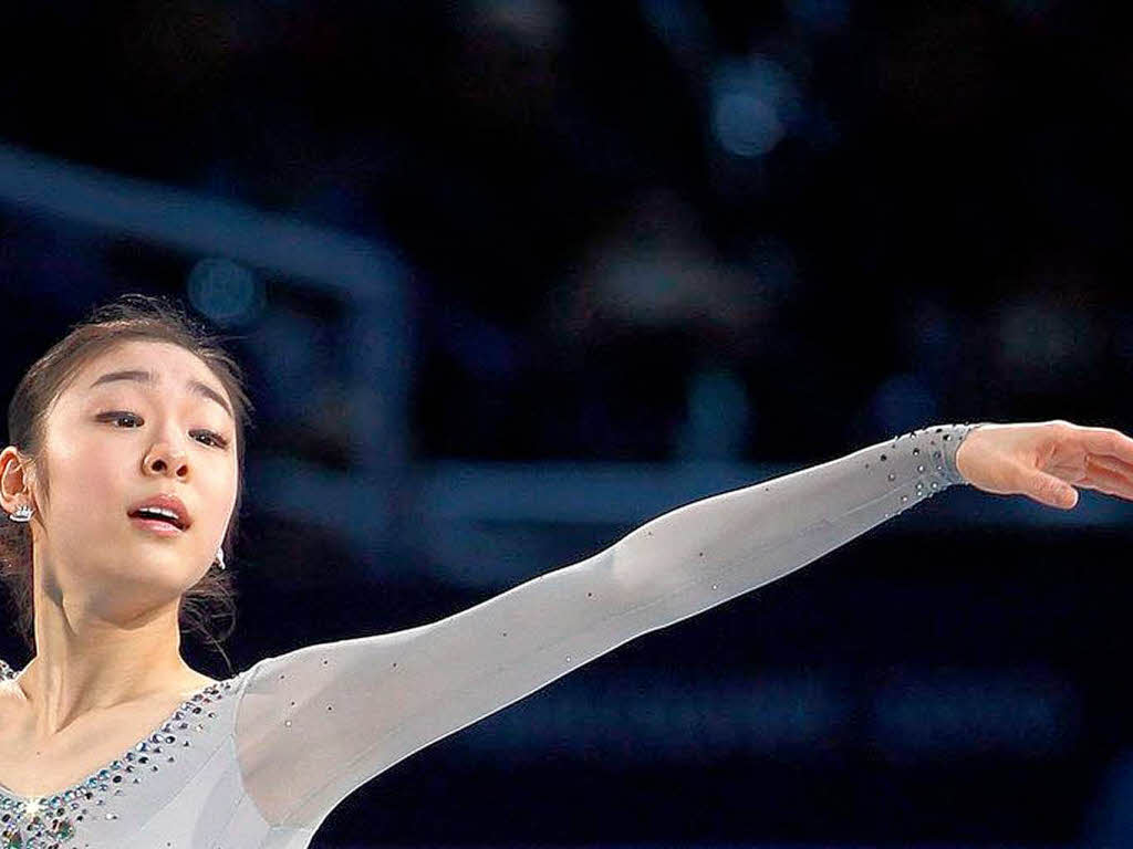 Olympiasiegerin aus Sdkorea: Kim Ju-Na bei der abschlieenden Eiskunstgala.