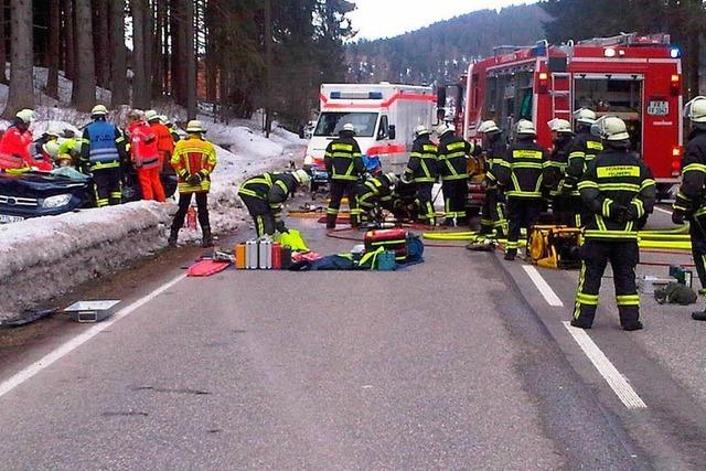 Tdlicher Unfall am Feldberg – Auto fhrt gegen umgestrzten Baum