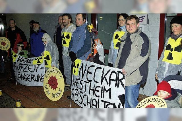 Protest gegen Atompolitik