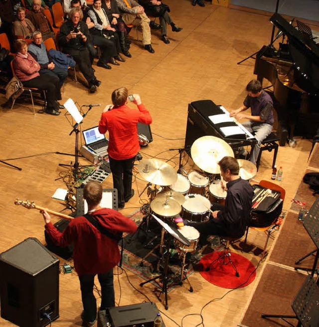 Ingo Hipp (Saxophon) studiert heute Ja...inem Quartett zurck nach Emmendingen.  | Foto: Frank Bernot Timm