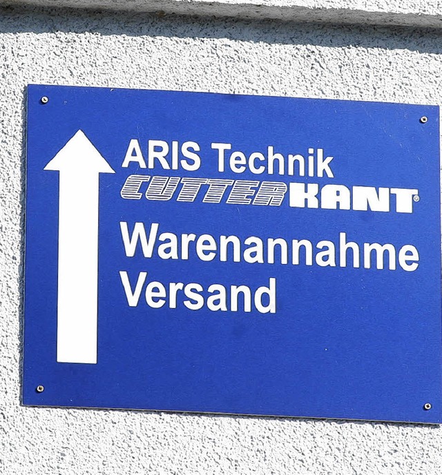 Die Firma  Aris Technik Cutterkant hat...ergangenen Woche Insolvenz angemeldet.  | Foto: heidi fssel