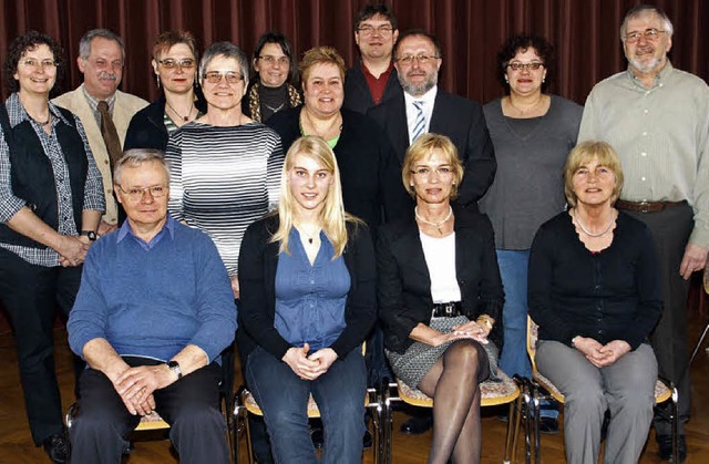 Wollen sich engagieren: Die Kandidaten...e Kirchengemeinderatswahl in  Wyhlen.   | Foto: Albert Greiner