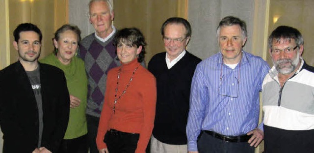 Tennisclub Denzlingen Vorstand mit Tra...ans Minolla, Walter Thomae, Uwe Rahlf.  | Foto: privat