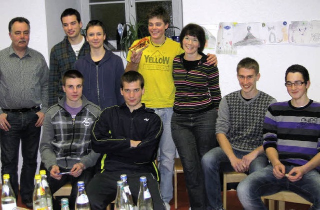 Vorstandschaft und Jugendtrainer der Abteilung Badminton  | Foto: Marcus Seuser